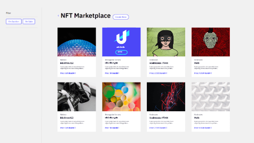 A decentralised NFT marketplace